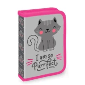 S-cool Puna pernica za devojcice I am so Purrfect, Siva