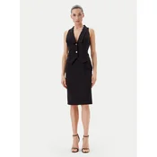 Rinascimento Cocktail obleka CFC0019846002 Črna Regular Fit