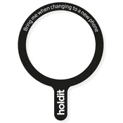 Magnetski prsten Holdit - MagSafe Ring, crni