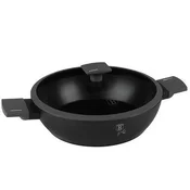 Berlingerhaus Globoka ponev s titanovo površino BH-8128 with lid 28 cm Anthracite Collection