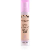 NYX Professional Makeup kremni korektor - Bare With Me Concealer Serum - Light (BWMCCS02)
