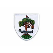 shumee Našitek grba Glasgowa - ščit - magnetna podlaga - vezen našitek/značka/emblem
