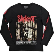 Slipknot Skeleton Flag (Back & Sleeve Print) Black XL Majica