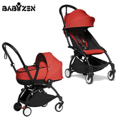 babyzen yoyo2 otroški voziček 2v1 red (black frame)