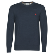Pamucni pulover Timberland boja: tamno plava, lagani, TB0A2BMM4331