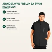 Tekton Pro Radni prsluk Kobalt, Tamnosivi