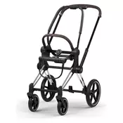 CYBEX konstrukcija kolica Priam Style Platinum chrome brown 526000201