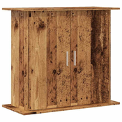 Vidaxl Stojalo za akvarij starinski les 81x36x73 cm inženirski les