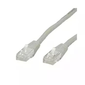 VALUE Value 21.99.0900 RJ45 omrežni kabel\, Patch kabel CAT 6 U/UTP 0.50 m siva  1 kos, (20420327)