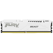 KINGSTON DIMM DDR5 32GB 6400MT/s KF564C32BW-32 FURY Beast White XMP