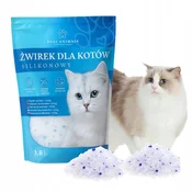 shumee Silikonsko mačje pesek za mačje stranišče 1,5 kg Ne kepa se Praši učinkovito 3,8 l