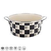 Orion Emajlirana posoda Šahovnica Lem , 5 l,premer 26 cm