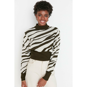 Ženski pulover Trendyol Zebra Patterned