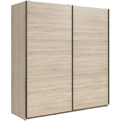 Garderobna omara z drsnimi vrati Tetrix 183 cm - Sonoma hrast