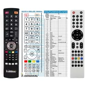 General SENCOR SLE22F46DM4, SLE22F54M4, SLE24F54M4 - compatible General-branded remote control