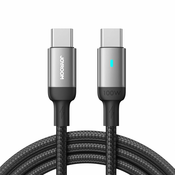 JoyRoom - Podatkovni kabel (S-CC100A10) - Brzo punjenje Type- C na Type- C 100 W- 480 Mbps- 120 cm - crni