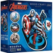 Trefl Puzzle Wood Craft Origin Intrepid Captain America 160 kosov