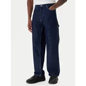 HUGO Jeans hlače Carpenter 50553473 Mornarsko modra Baggy Fit