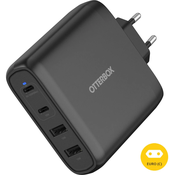 OTTERBOX STANDARD EU WALL CHARGER/100W GAN 2XUSB-C+2XUSB-A USB-PD (78-81343)