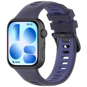 Silikonski pas Techsuit W084 za Huawei Watch Fit 3/Fit 4/Fit 4 Pro/Fit 5/Fit 5 Pro - vijoličen