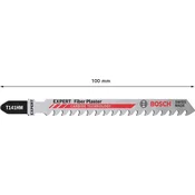 10-delni komplet listov za vbodno žago EXPERT Fiber Plaster T141HM