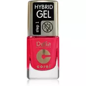 Delia Cosmetics Coral Nail Enamel Hybrid Gel gel lak za nohte odtenek 148 11 ml