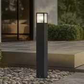 Luč za osvetlitev poti Lucande Klemens, 90 cm, črna, kovinska, IP54 - Sodobni - Aluminij