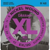 DADDARIO EXL120 9-42 strune za električno kitaro
