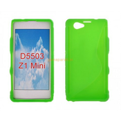 S silikonski ovitek SONY Xperia Z1 mini D550 zelen