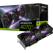 PNY graficna kartica GeForce RTX™ 4070 Ti 12GB XLR8 Gaming VERTO™ EPIC-X RGB Overclocked Triple Fan DLSS 3