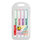 Osvetljevalec - STABILO swing cool Pastel Edition - 4 pak
