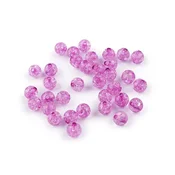 Plastične kroglice z razpokami O8 mm - (25) sivka (500 g)