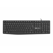 Natec Tipkovnica Nautilus 2/Wireless USB/CZ/SK layout/Black