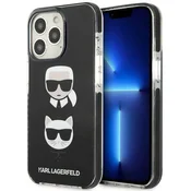 Karl Lagerfeld Etui Karl Lagerfeld Karl&Choupette Head za iPhone 13 Pro/iPhone 13 - črne