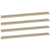 Vidaxl Stenske police 4 kosi sonoma hrast 115x9x3 cm