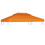 VIDAXL nadomestna vodoodporna streha za paviljon, oranžna