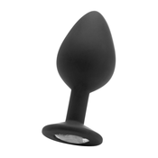 Ouch! Large Diamond Butt Plug Black