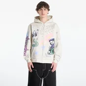 Mikina RIPNDIP Goosebumps Zip Hoodie Bone M