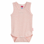 Clar ZGORNJI DELi bodi BR 01802 žakard Little&Cute D roza 104