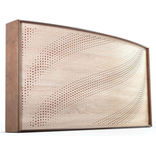 Mega Acoustic Acoustand Binarydiffuser Sonoma Oak/Walnut/Black Absorbent leseni panel