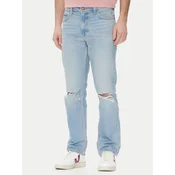 Lee Jeans hlače West 112363966 Modra Straight Fit