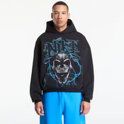 Mikina Nike Standard Issue Mens Brushed Pullover Basketball Hoodie Black/ Lt Current Blue/ Pale Ivory XXL
