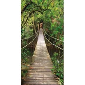 Fototapeta za vrata JUNGLE BRIDGE 86x200 cm