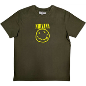 Nirvana Majica Yellow Smiley Green S