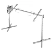 VEVOR Električni rotacijski žar 8 stopenj višine 1740x535x860 mm nerjaveče jeklo