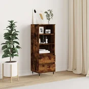 Vidaxl vidaXL Visoka omarica dimljen hrast 40x36x110 cm
