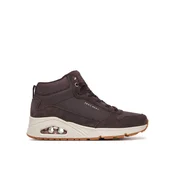 SKECHERS Visoke superge Uno temno rjava