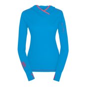 Karibu WS ATMOSPHERE HOODY, ženska pohodna majica, modra 400KB 1865