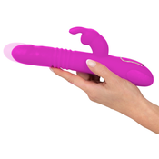 Sweet Smile Thrusting Pearl Rabbit Vibrator Pink