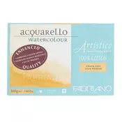 Blok Watercolour Artistico traditional white 12,5x18cm 25L 300g (cold pressed/grana fina) Fabriano 19011218